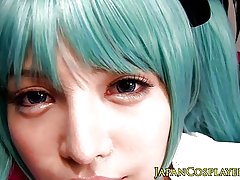 Синій волохата hatsune Міка creampied